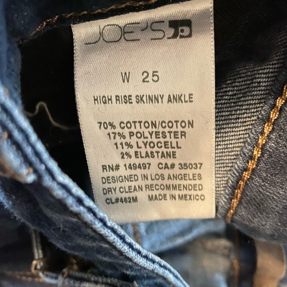 Joe’s Jean - high rise skinny ankle - Picture 5 of 7